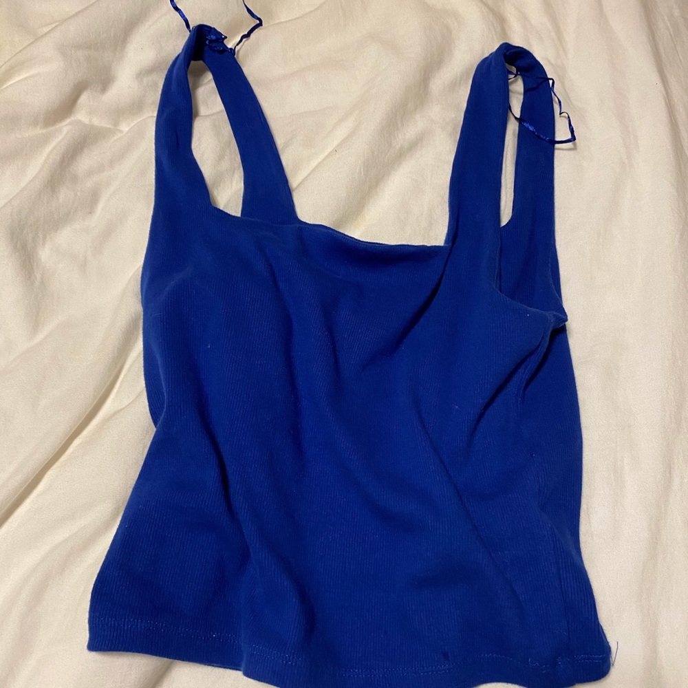 royal blue Zara tank